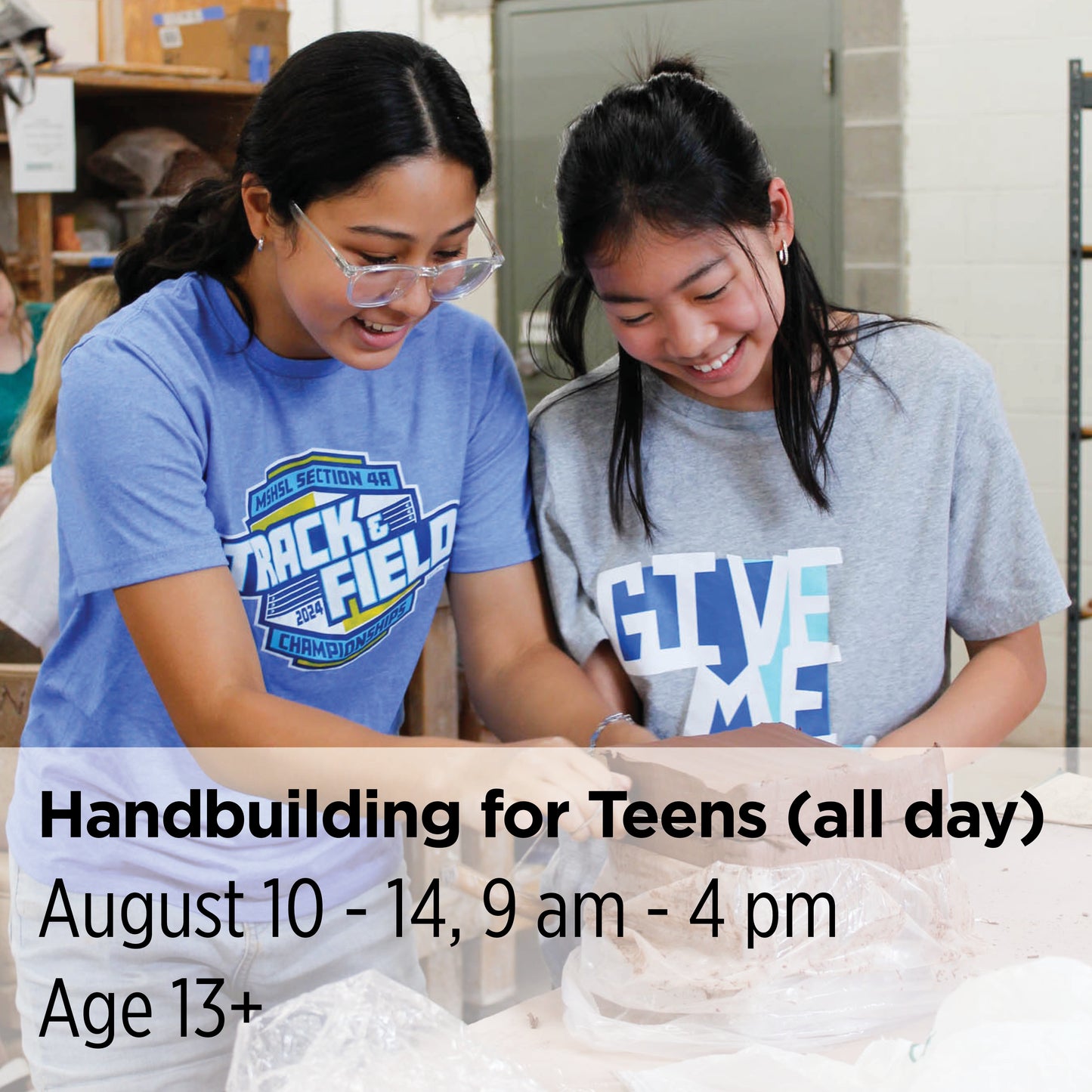 Handbuilding for Teens (all day), 26CC48