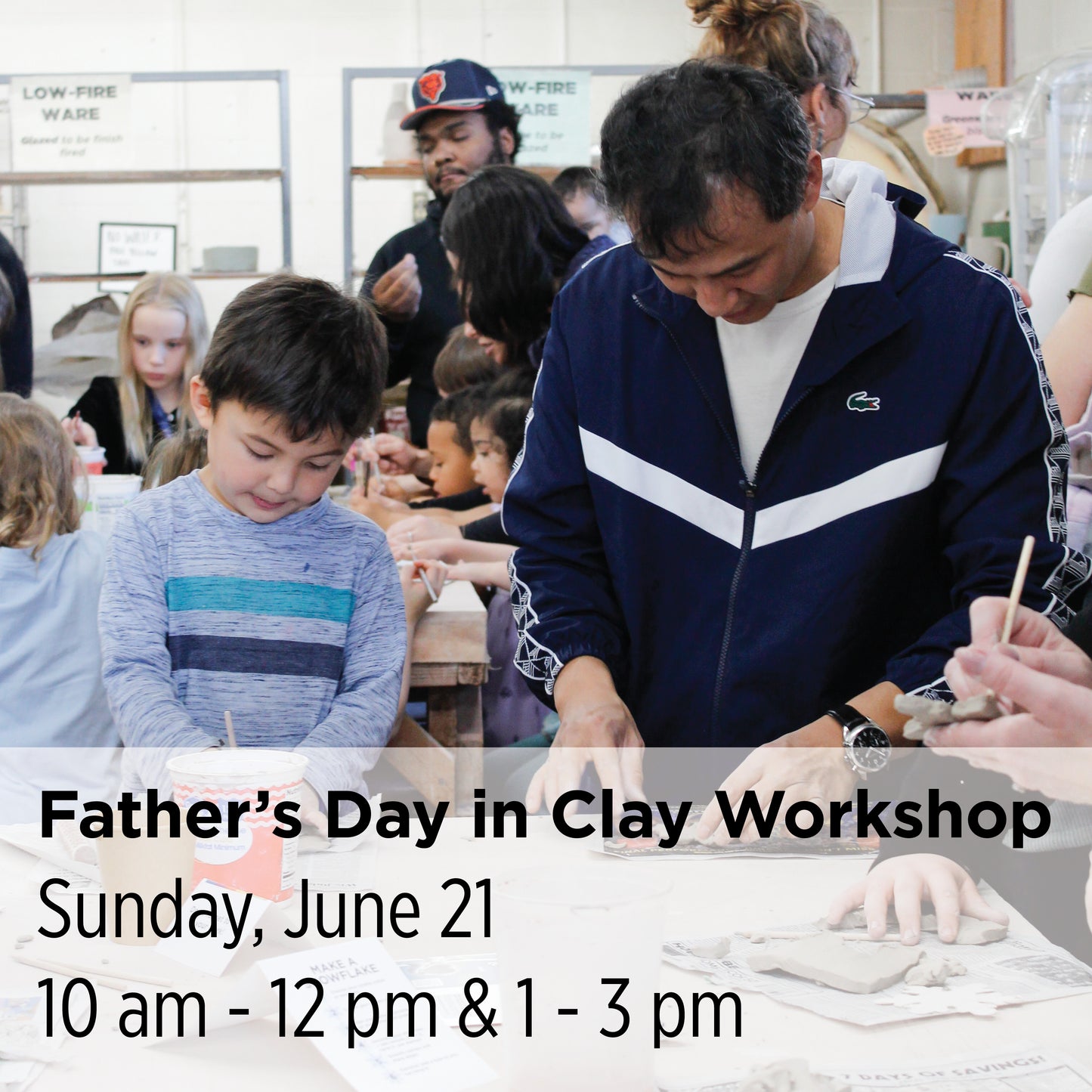 Father's Day in Clay Family Workshop