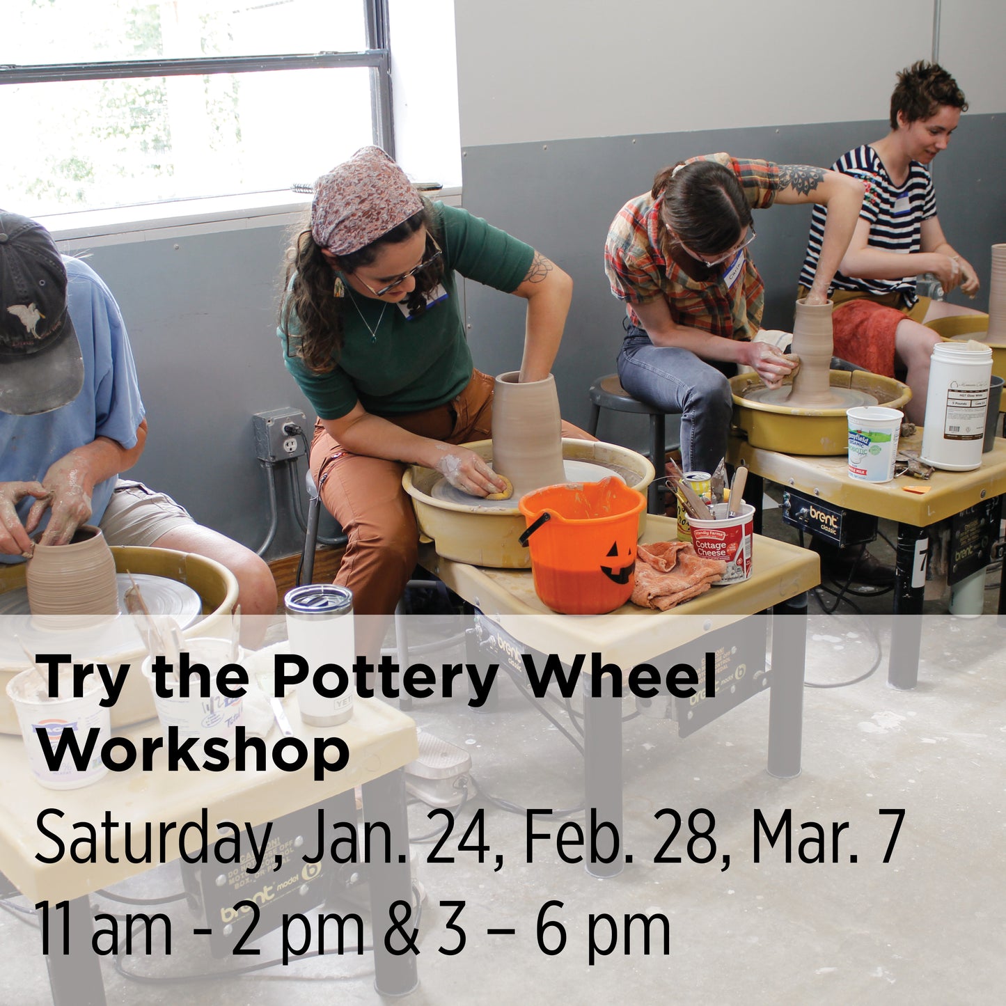 Try the Pottery Wheel Workshops
