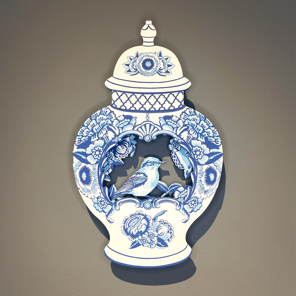 Jar with Bird