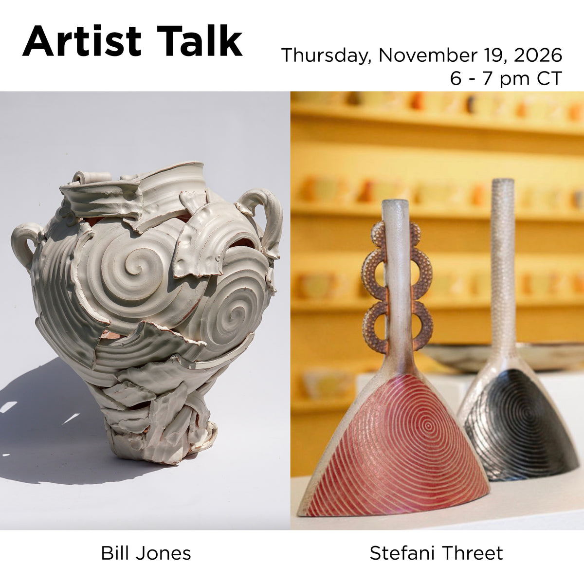 McKnight Artist Talks: Bill Jones & Stefani Threet