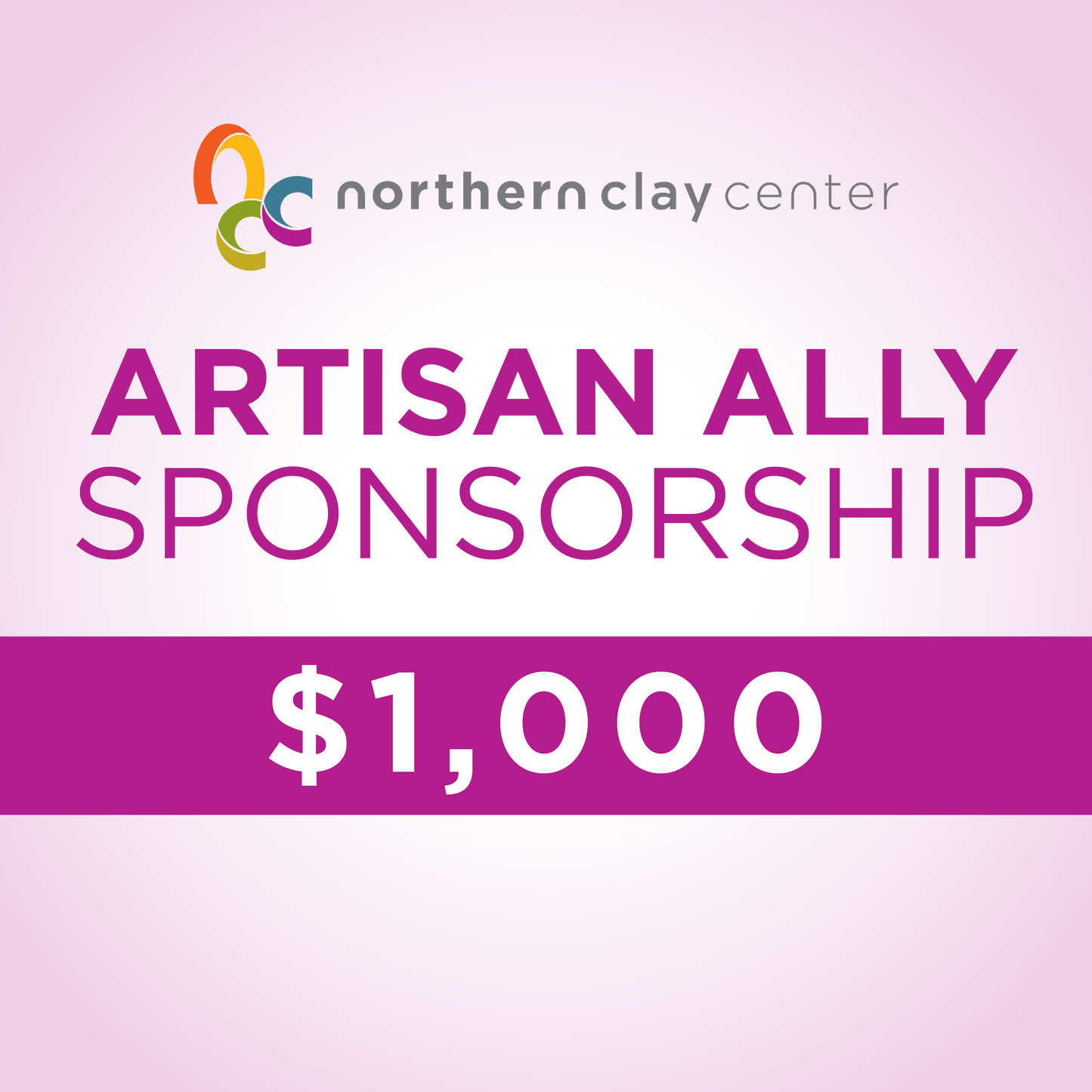 2026 APF Sponsorship Level: Artisan Ally Sponsor