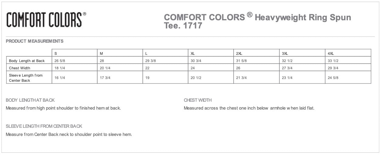 2025 APF Adult Tee (Comfort Colors)
