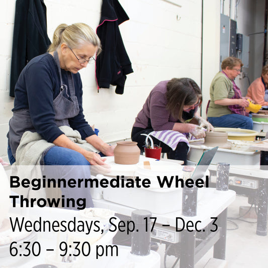 Beginnermediate Wheel Throwing , 25FBW10
