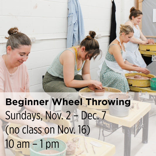 Beginner Wheel Throwing, 25FBW8