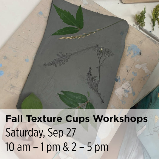 Fall Texture Cups Workshop