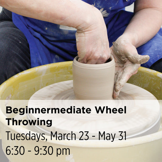 Beginnermediate Wheel Throwing, 26SpBW11