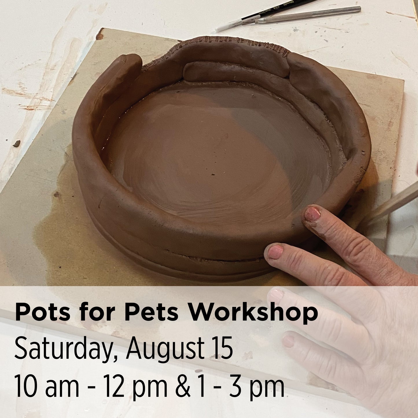 Pots for Pets Family Workshop