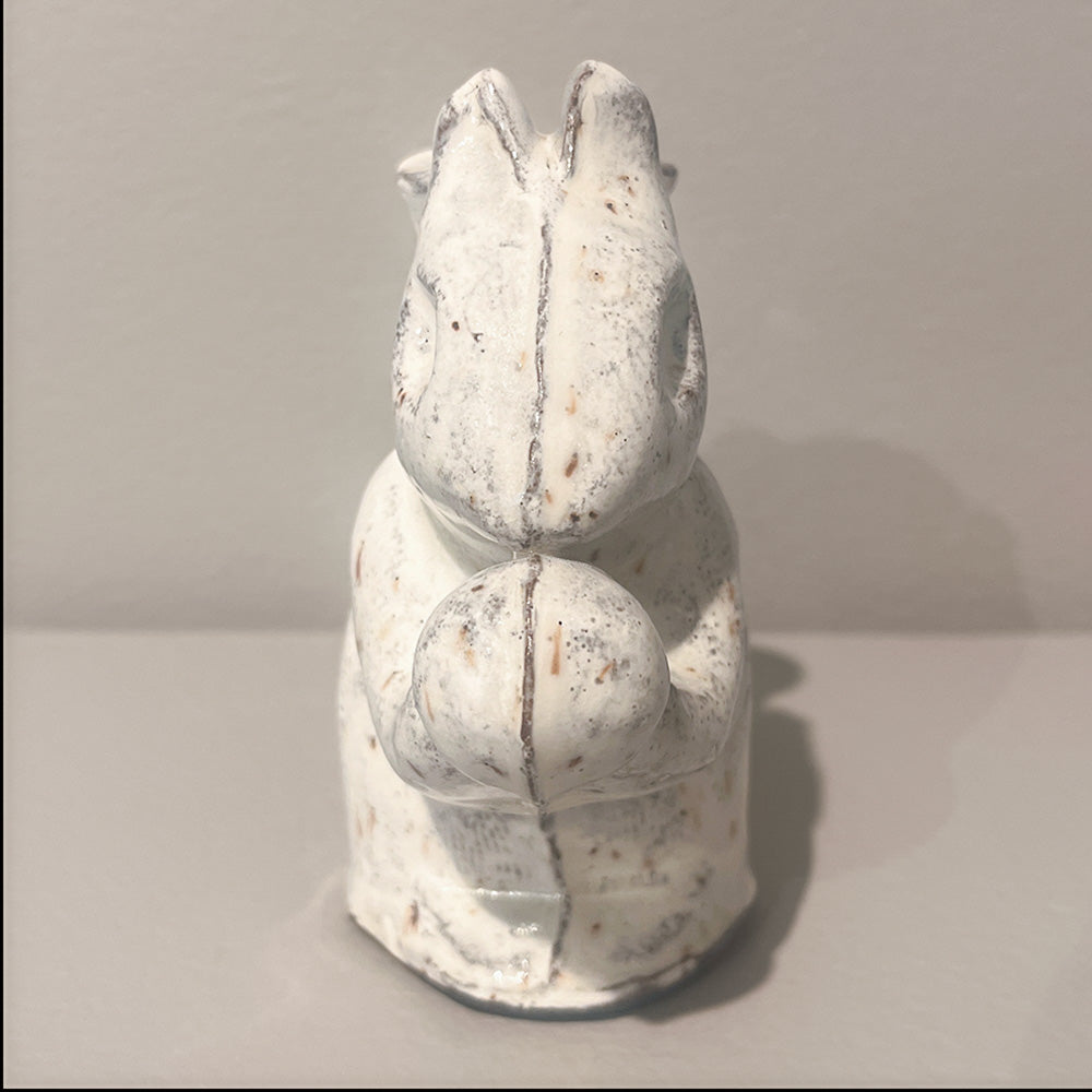 Squirrel with Nut Bud Vase