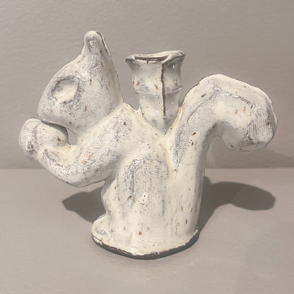 Squirrel with Nut Bud Vase