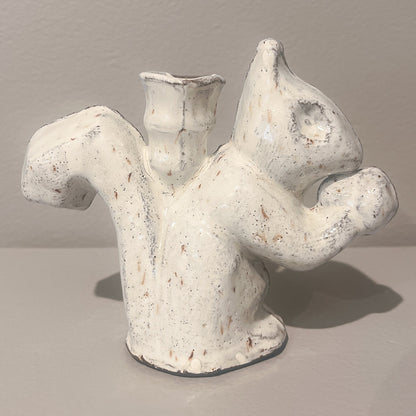 Squirrel with Nut Bud Vase