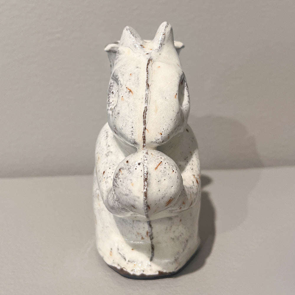 Squirrel with Nut Bud Vase