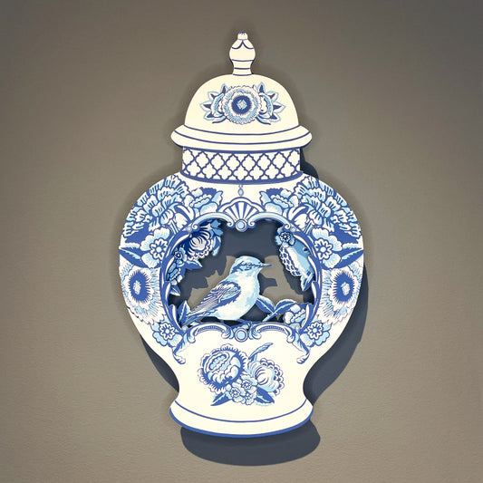 Jar with Bird