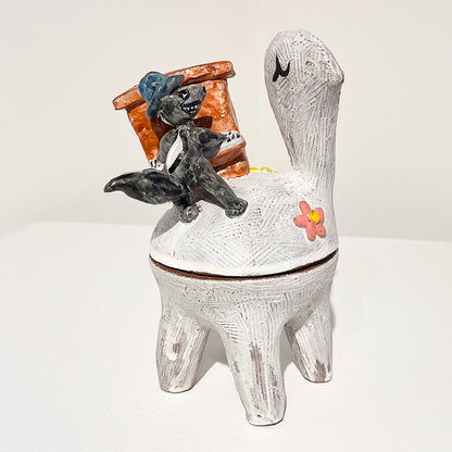 Ragtime Skunk Creature Jar