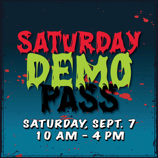 Saturday All-day Demonstration Pass