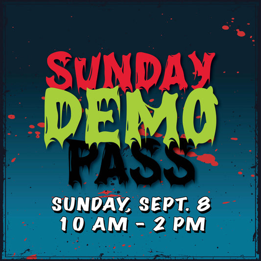 Sunday All-day Demonstration Pass